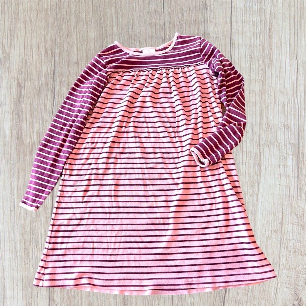 11-13 Hanna Andersson Striped Cotton Play Dress